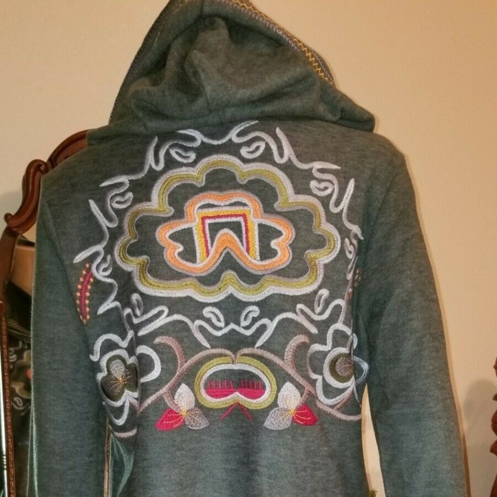 Soft Surroundings Embroidered Cardigan L, NWOT